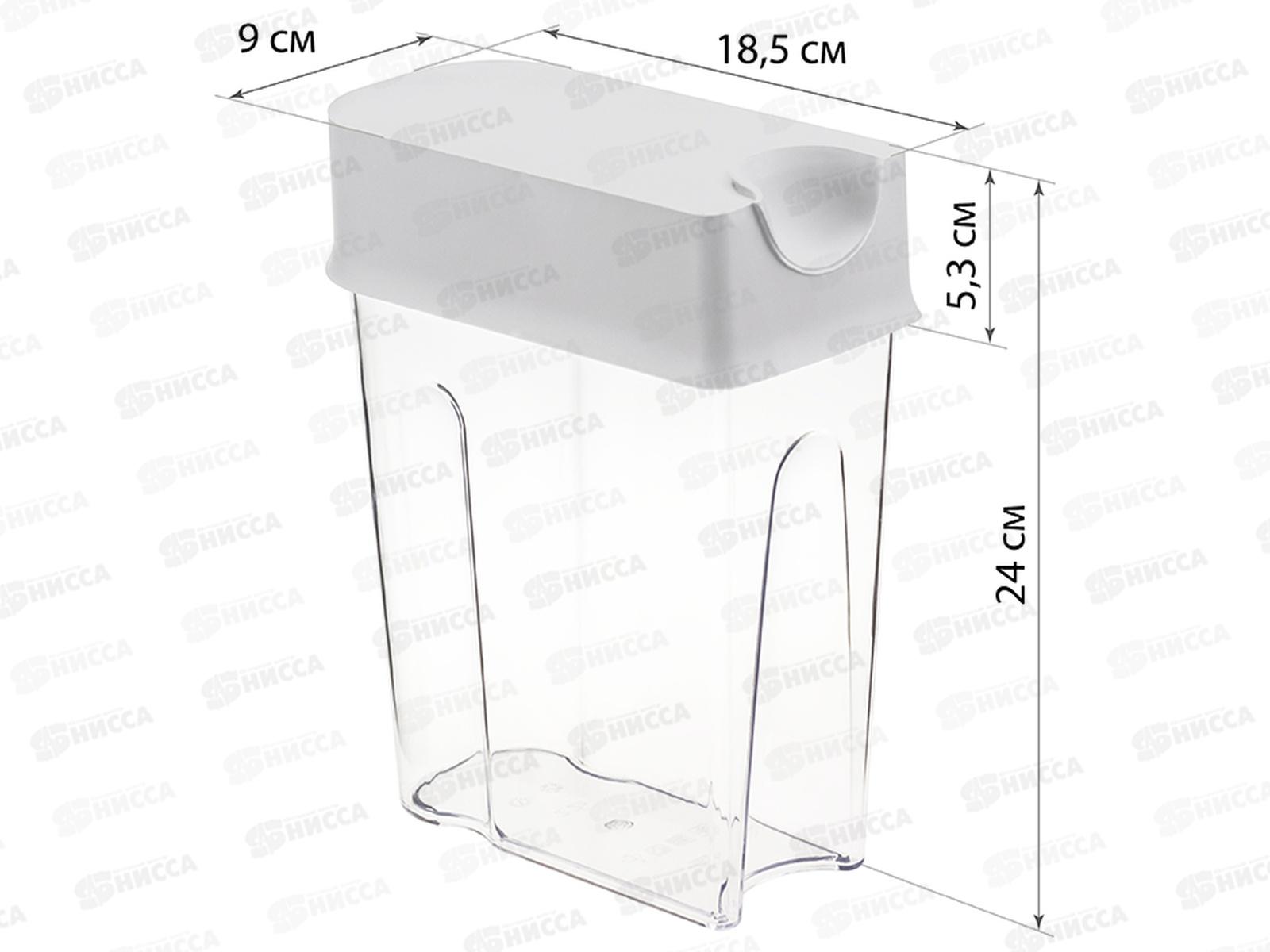 Емкость для продуктов &quotФЛОД&quot 2,2л Смоки М1249 *8