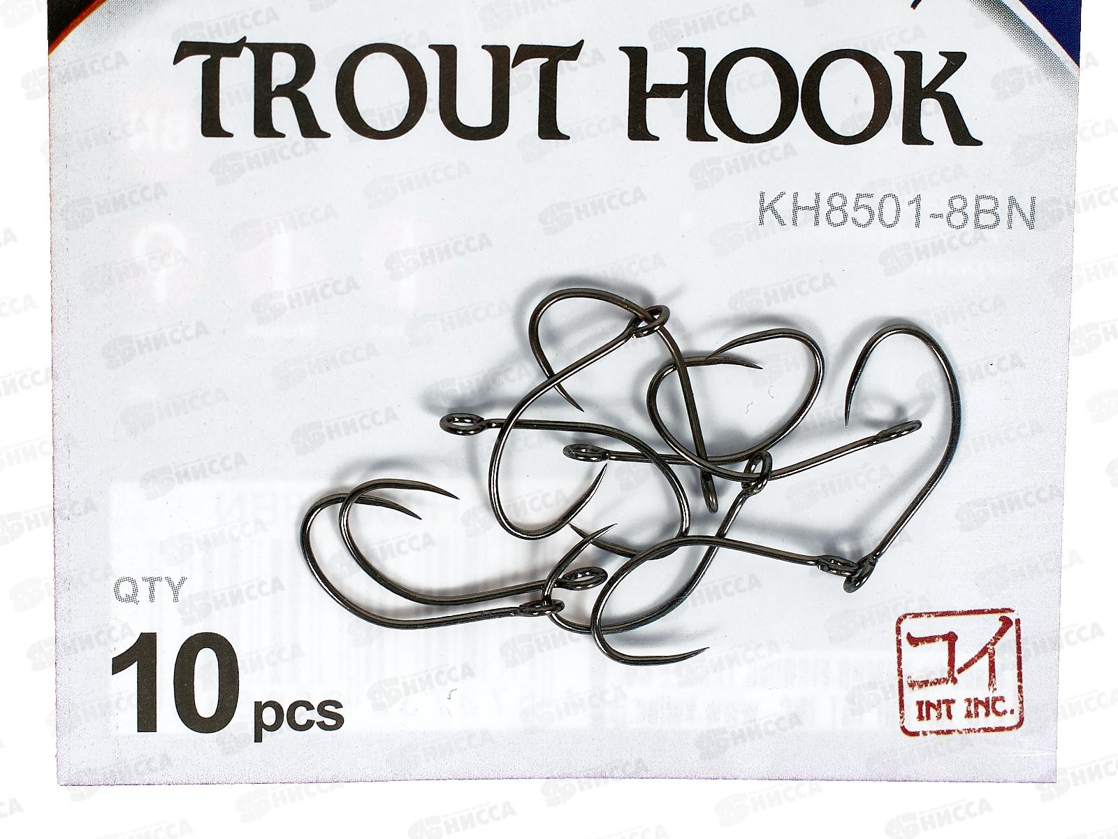 Крючок KOI &quotTROUT HOOK&quot р. 8 (INT) цвет BN, КН8501-8BN 10шт