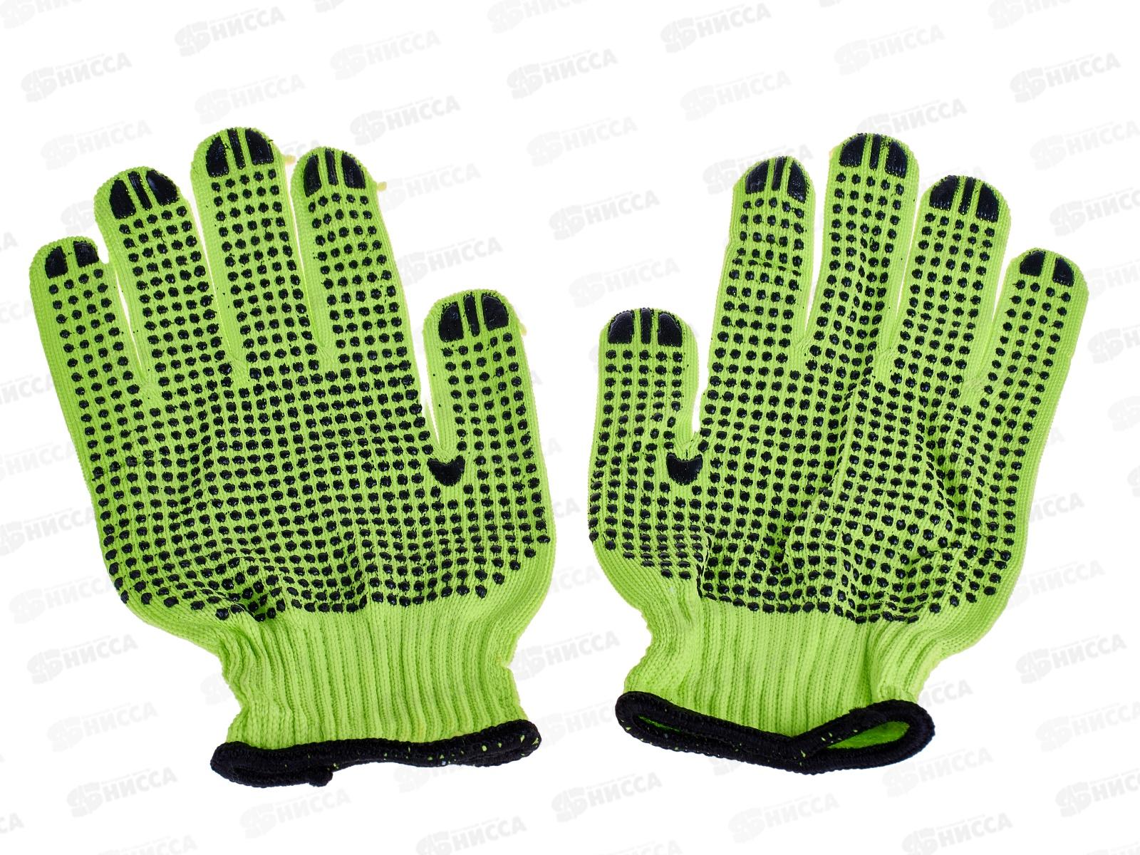 Перчатки хлопчатобумажные с пвх покрытием №10 TF-D219 *600