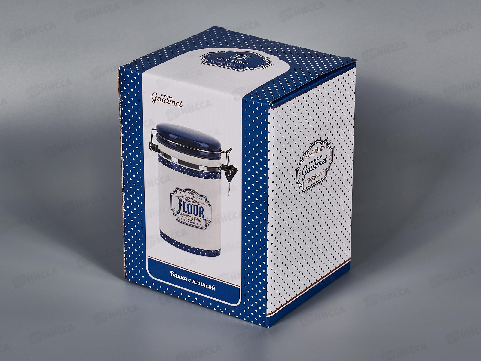 Банка для сыпучих продуктов &quotGourmet&quot 800мл, 15х10х16см, L2521078  *24