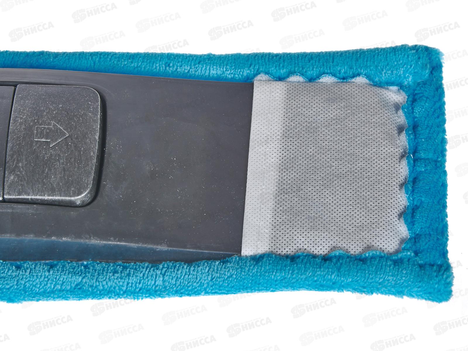 Швабра флеттер &quotМамонтенок&quot микрофибра нетелеск ручк 120см  8850 *24