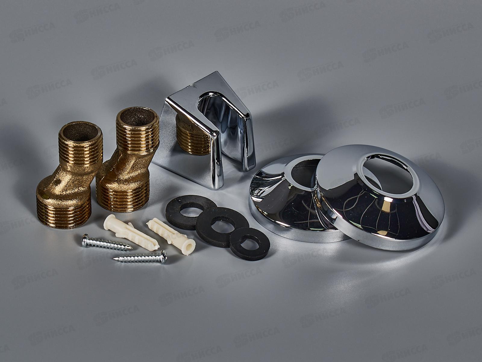 Смеситель для ванны Е22304 длинный излив, синий