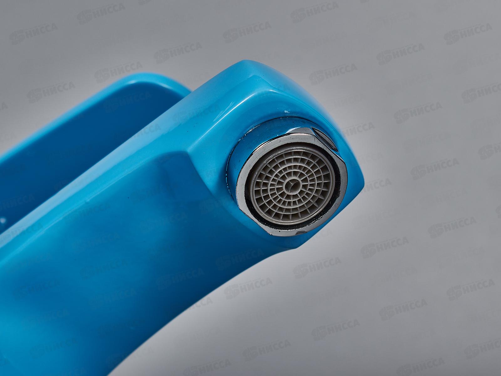 Смеситель для раковины с гайкой Е10304 синий