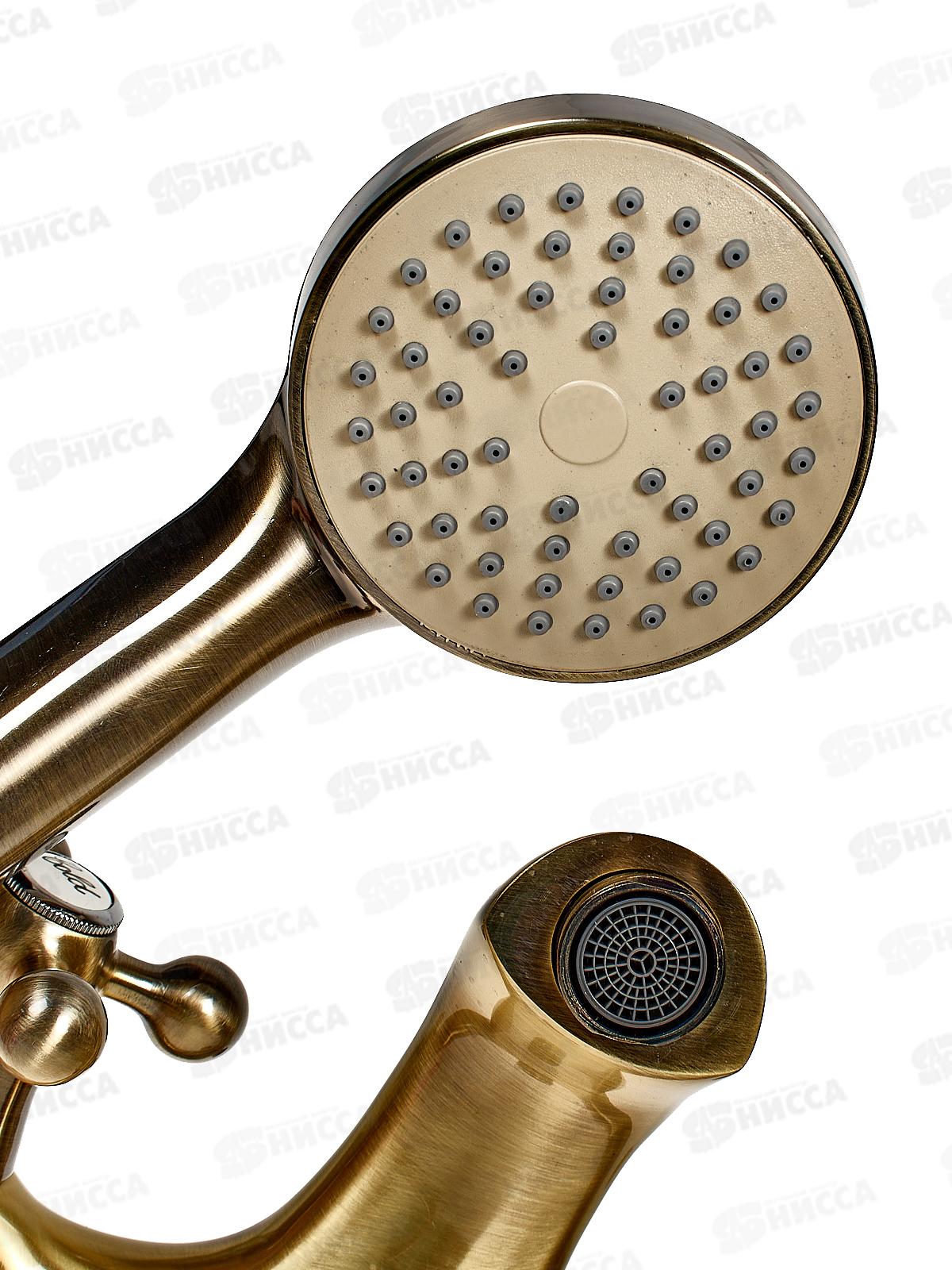 Смеситель для ванны MN3119-4 короткий излив под бронзу