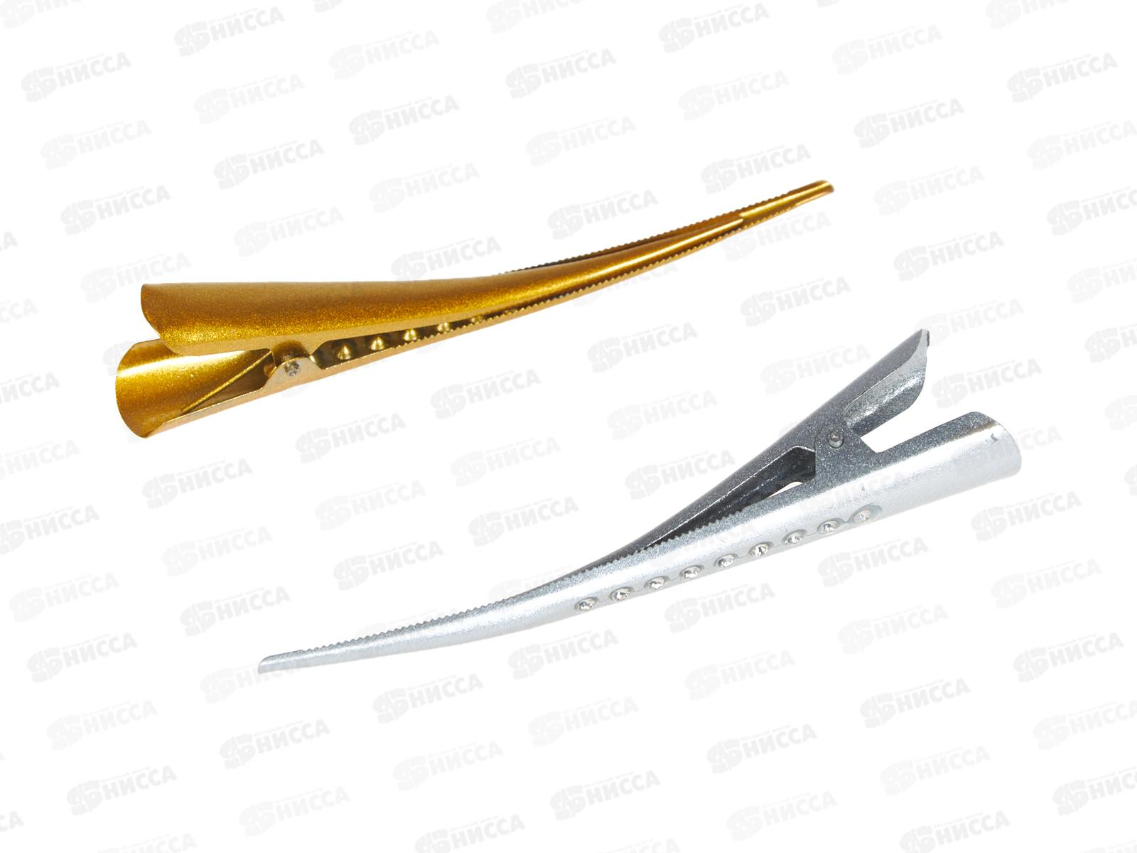 Заколка &quotУточка&quot бол. со стразами №240(упак.12шт)