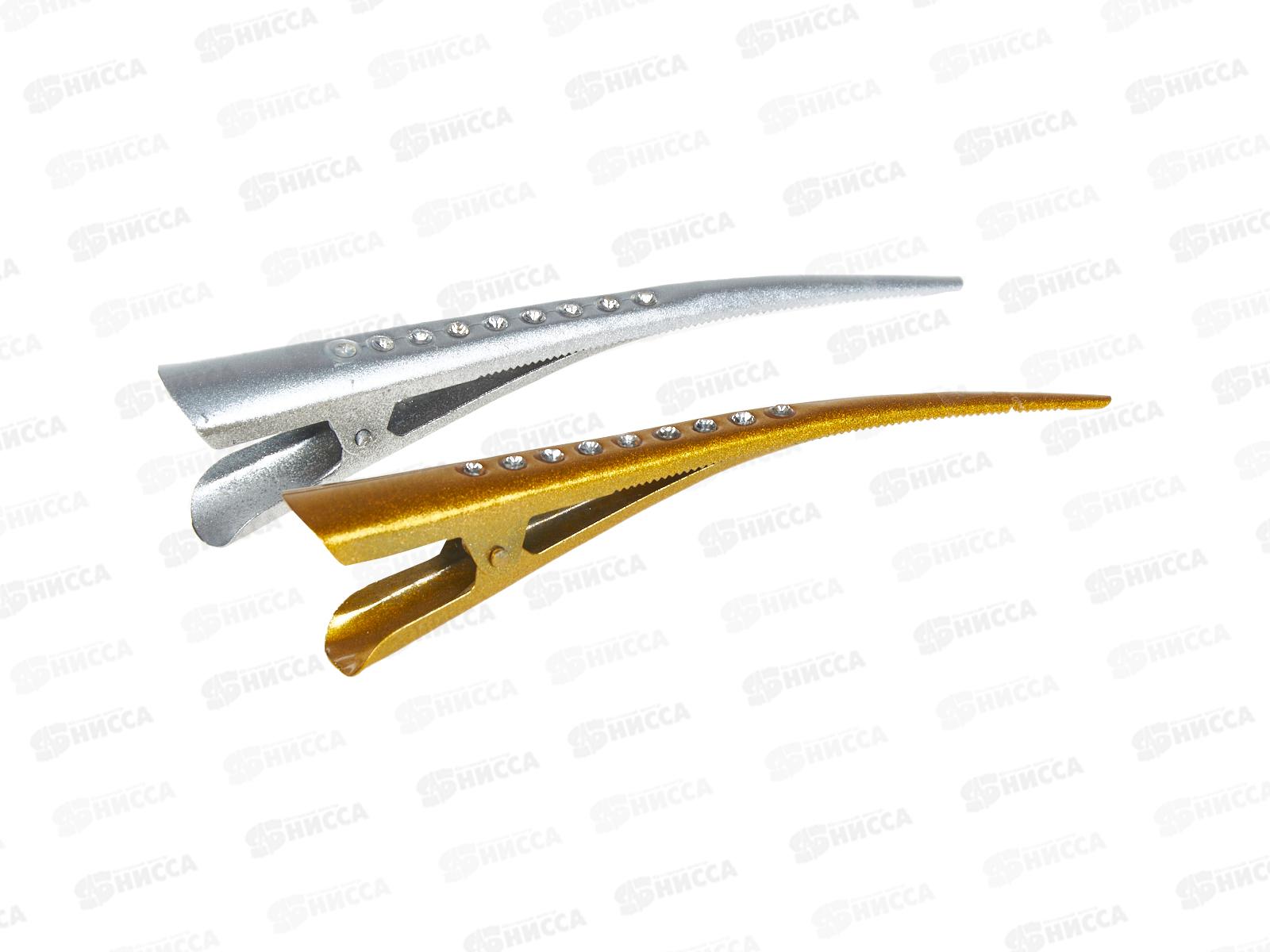 Заколка &quotУточка&quot бол. со стразами №240(упак.12шт)