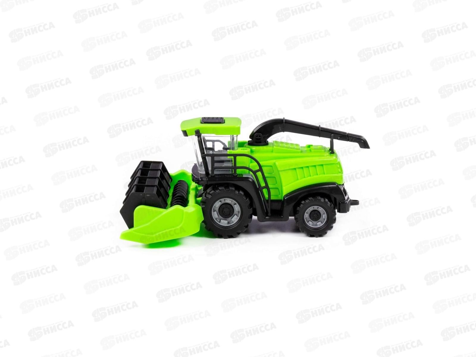 Комбайн &quotПолесье&quot №1 инерционный (зелёный) 93974 в сеточке  *12