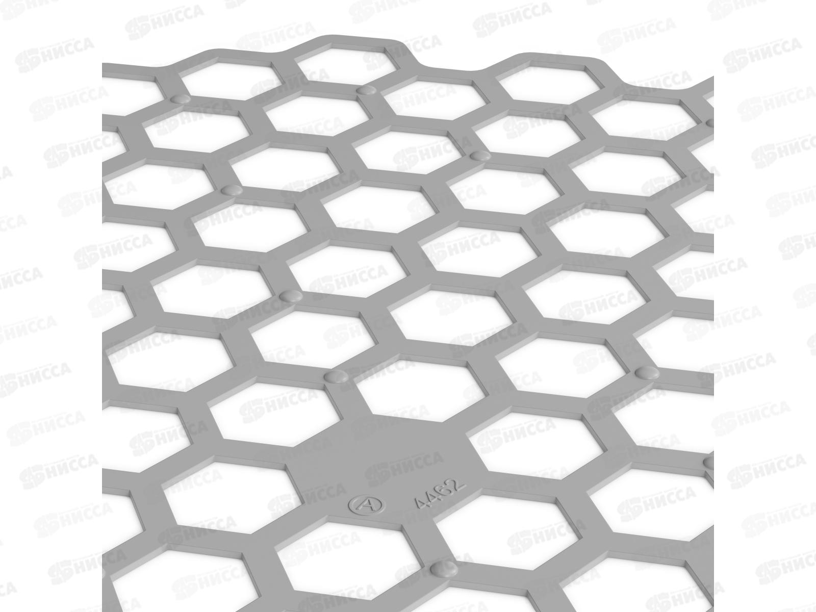 Решетка мойки &quotСоты&quot серый М8398 *50