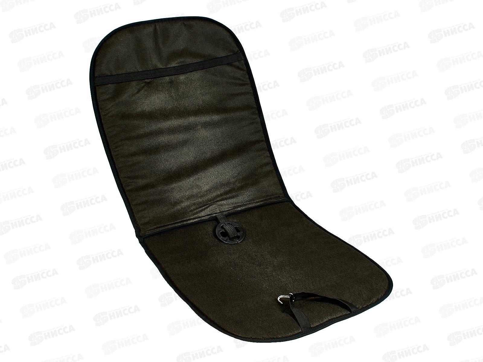 Накидка сиденья алькантара SKYWAY 96*43см Черная 1шт