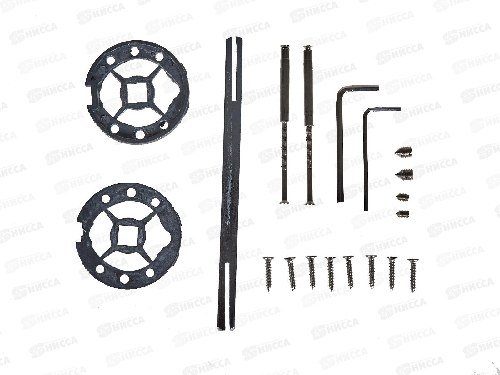 Комплект ручек для металл дверей Булат РФ 02,08 ФЕРОНА мат никель *20