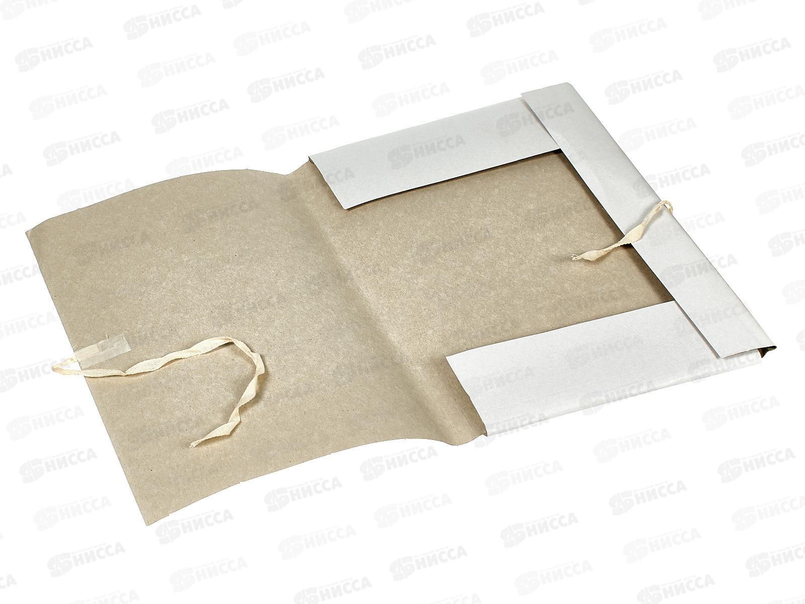 Папка для бумаг на завязках  белая 28040*130