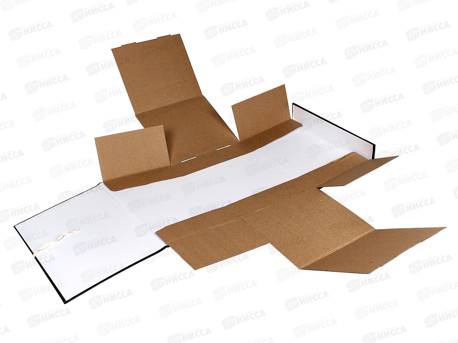 Папка арх. 20см Lamark складн.б/в.,черн, 0120 *25