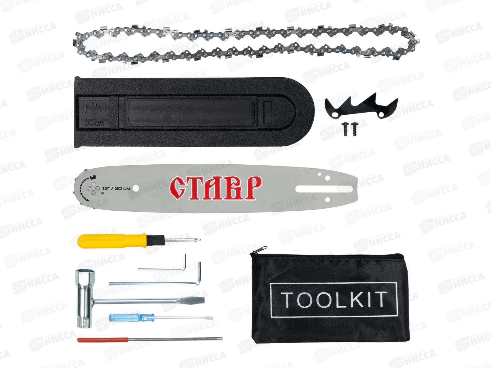 Пила цепная бензиновая 1,1 кВт/1,3л.с шина Ставр ПЦБ-30/1100 *4