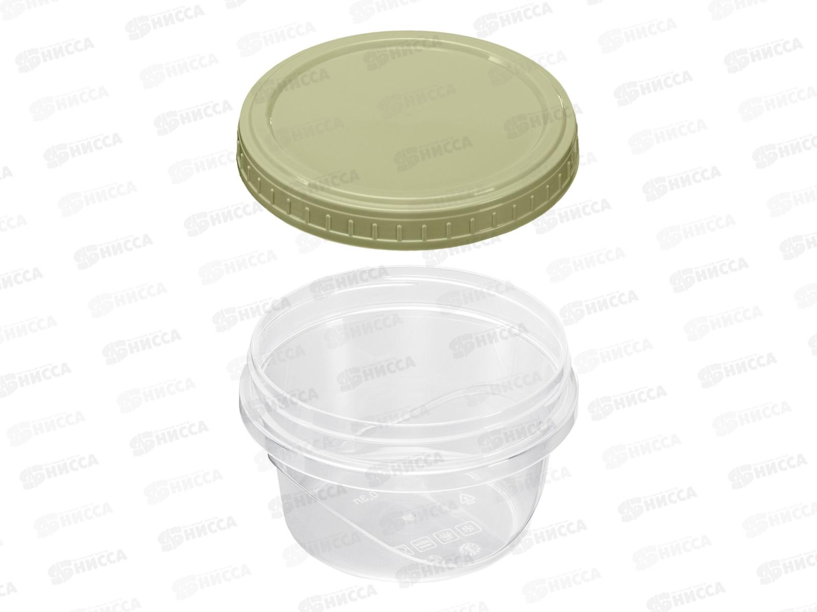 Банка 0,3л &quotТанго&quot с крышкой Зеленый 433129409 *40 БП