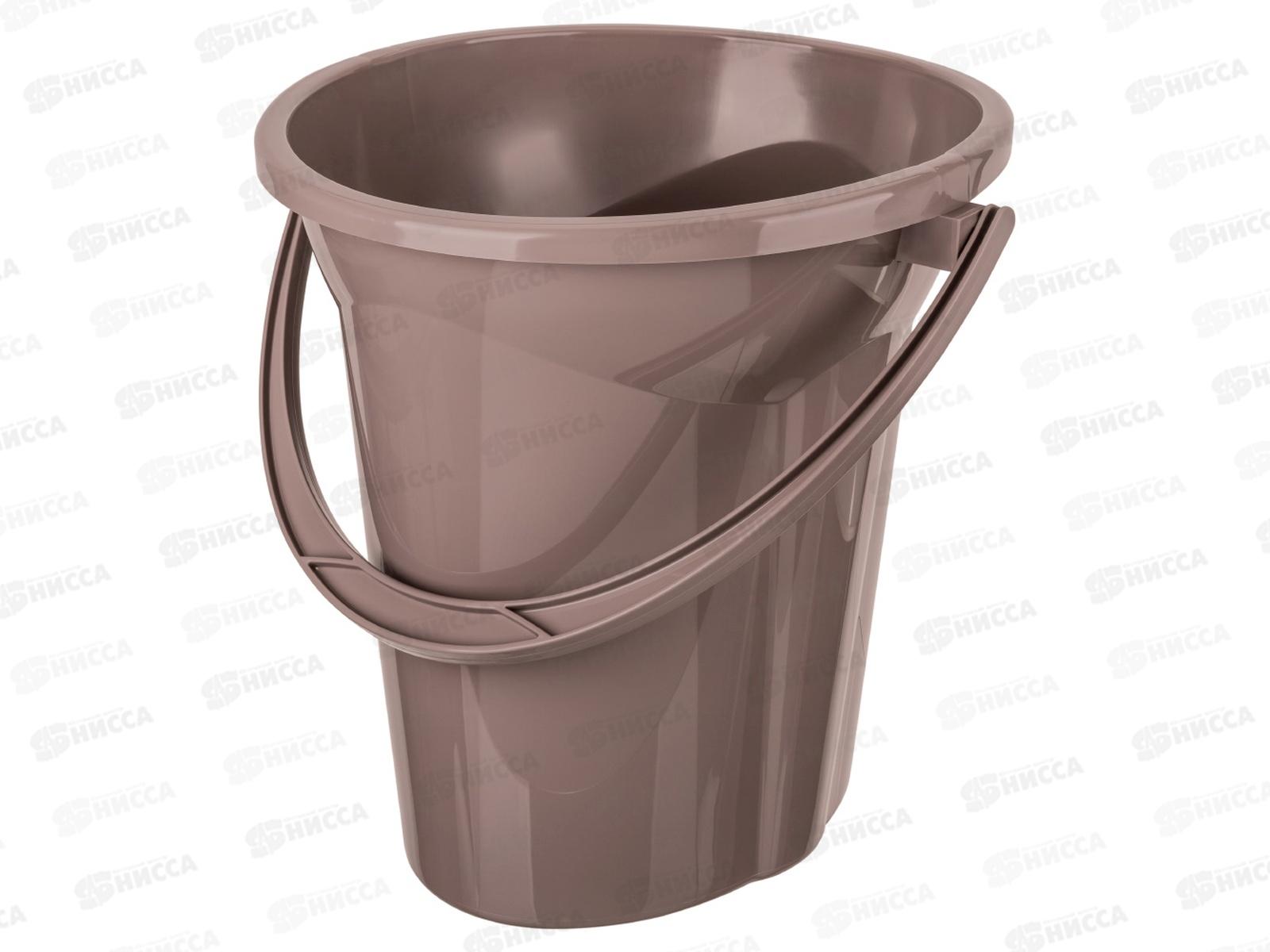 Ведро-туалет 19л &quotЛотос&quot Коричневый 431226414 *5 БП