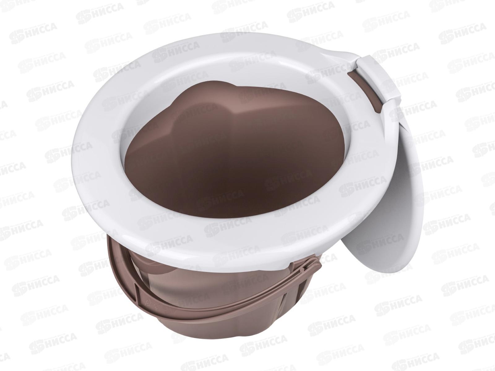 Ведро-туалет 19л &quotЛотос&quot Коричневый 431226414 *5 БП