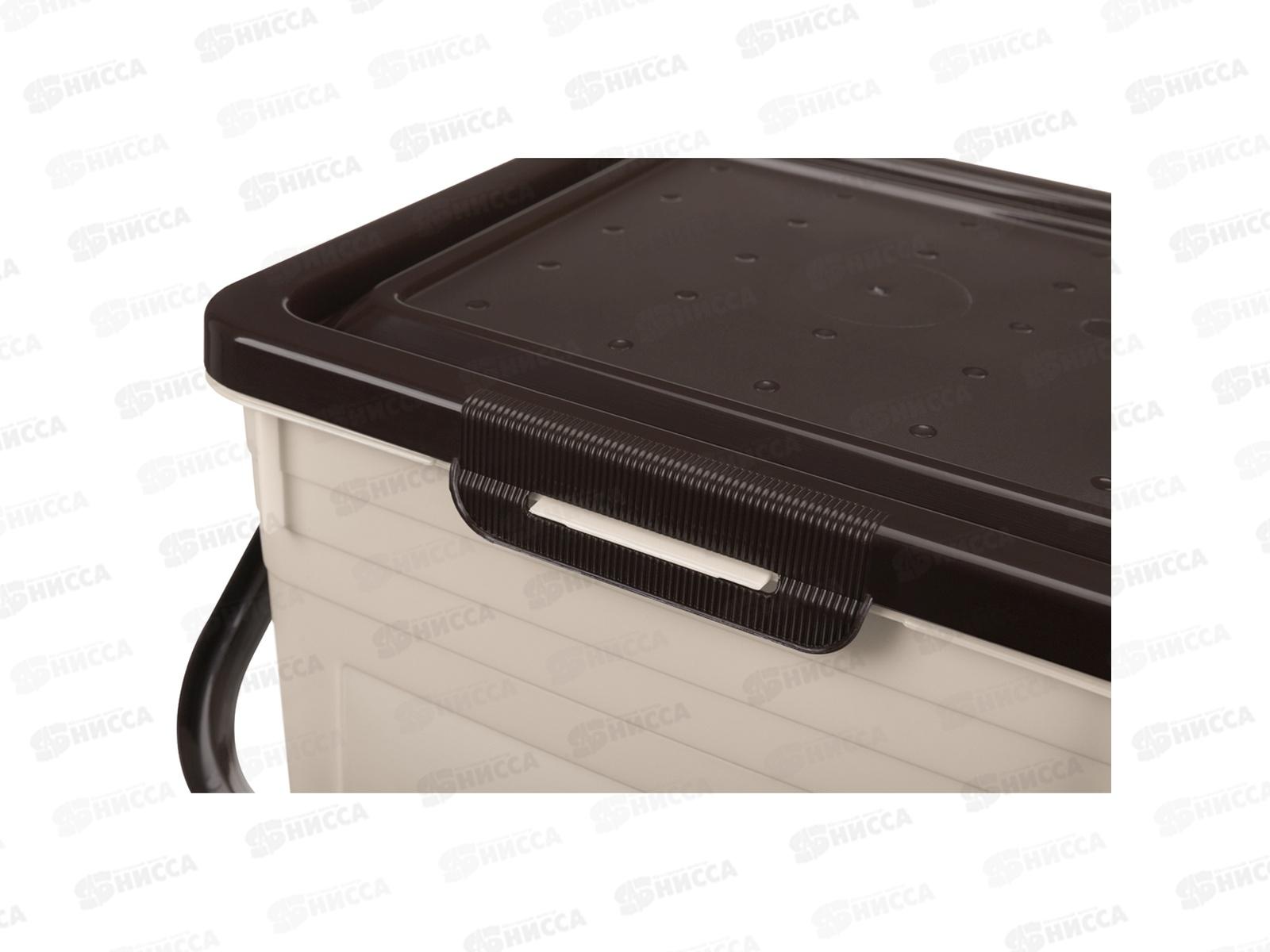 Контейнер для мусора 8л Светло-бежевый 434236834 *6 БП