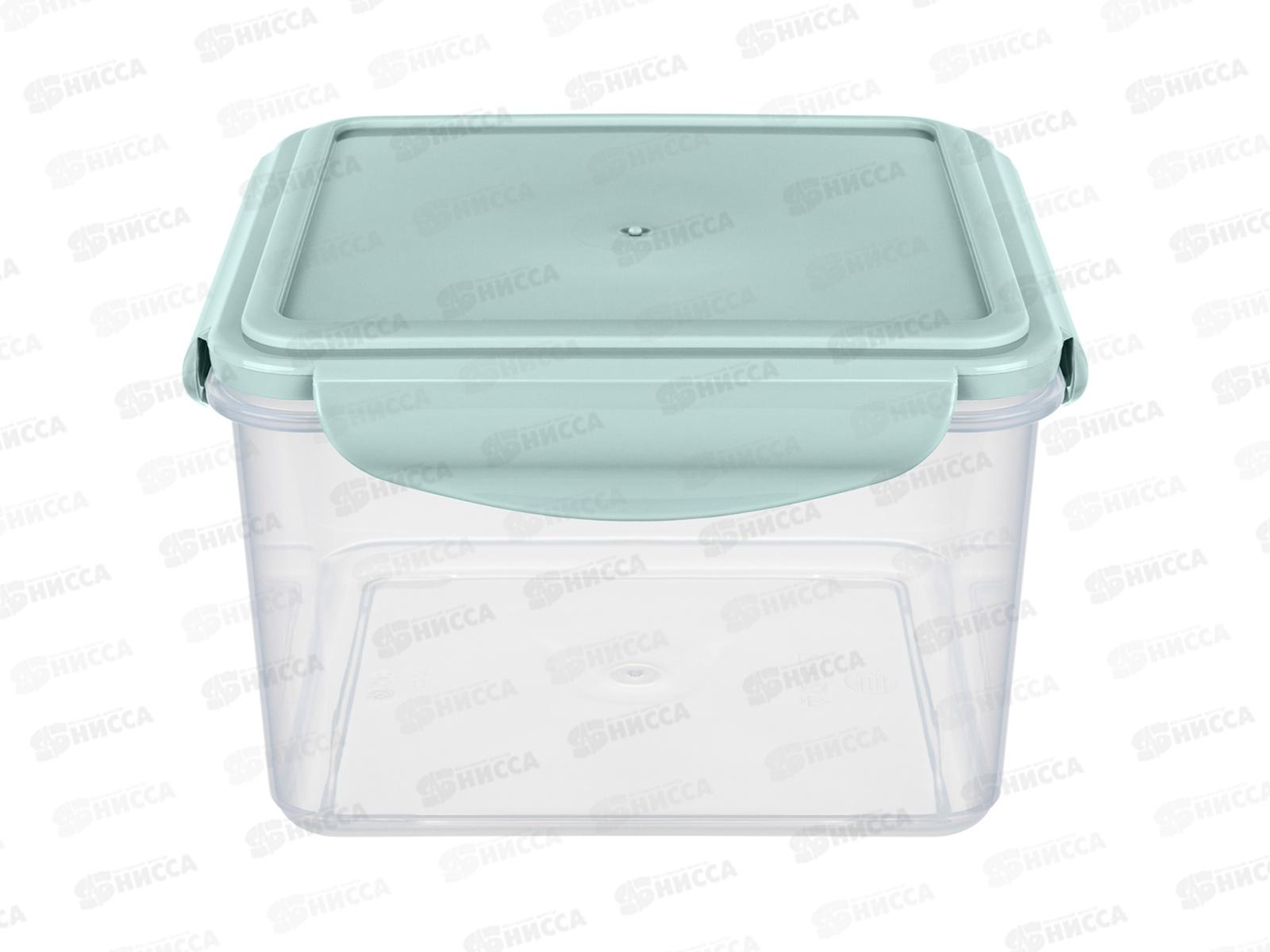 Контейнер для продуктов 1,6л &quotSmart Lock&quot квадратный герметичный Зеленый 431160409 *12 БП