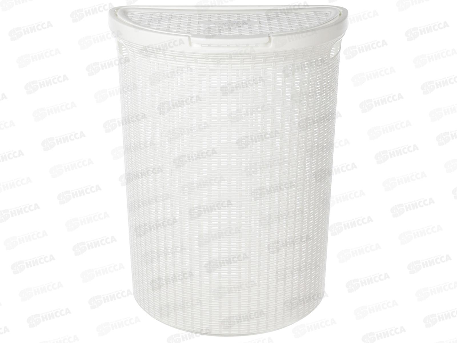 Корзина для белья 45л &quotECO STYLE&quot Белый 431217616  *5 БП