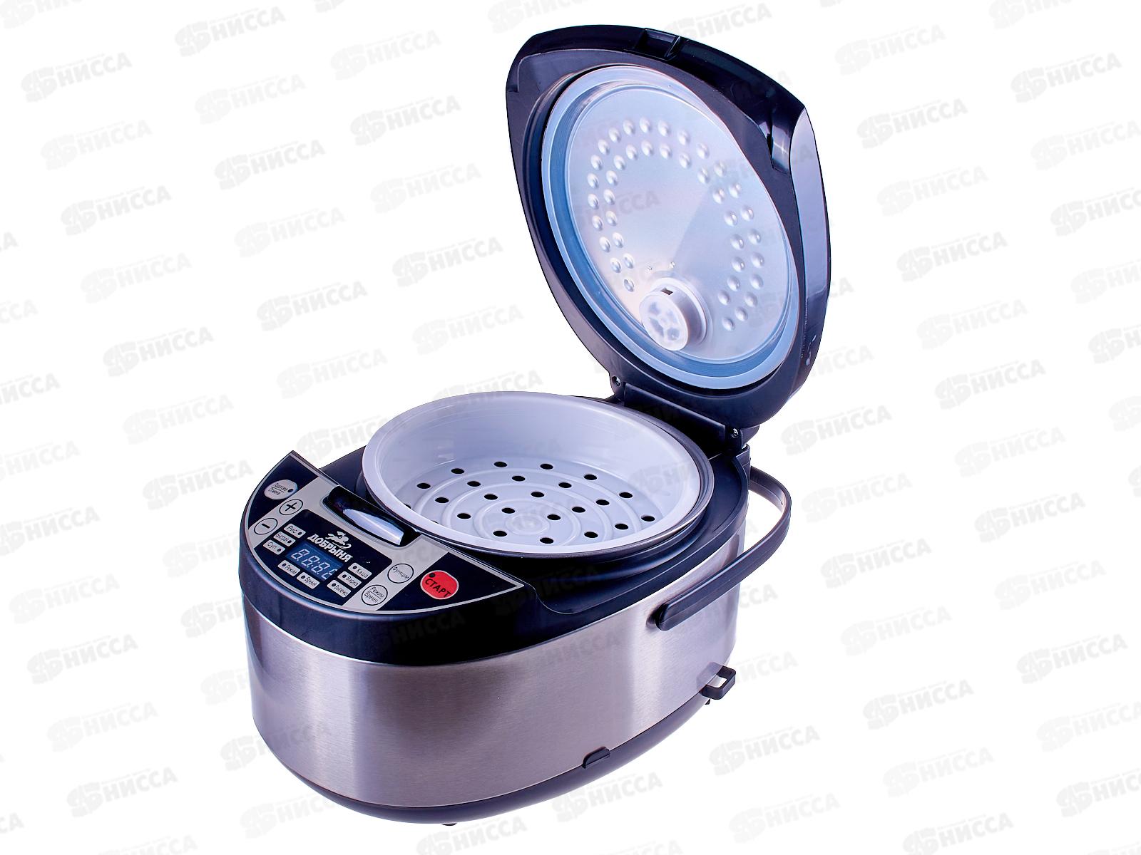 Мультиварка DO-1024 4л 11программ овал черная 1000Вт х4 Добрыня