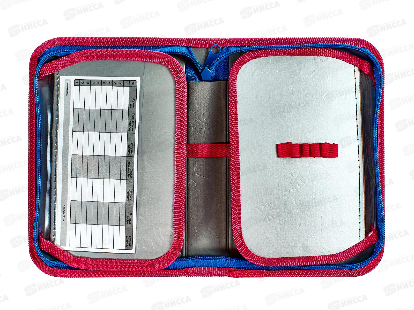 Пенал ПЧЕЛКА 1отд., Кот-космонавт 200*130, ПО-42 *20