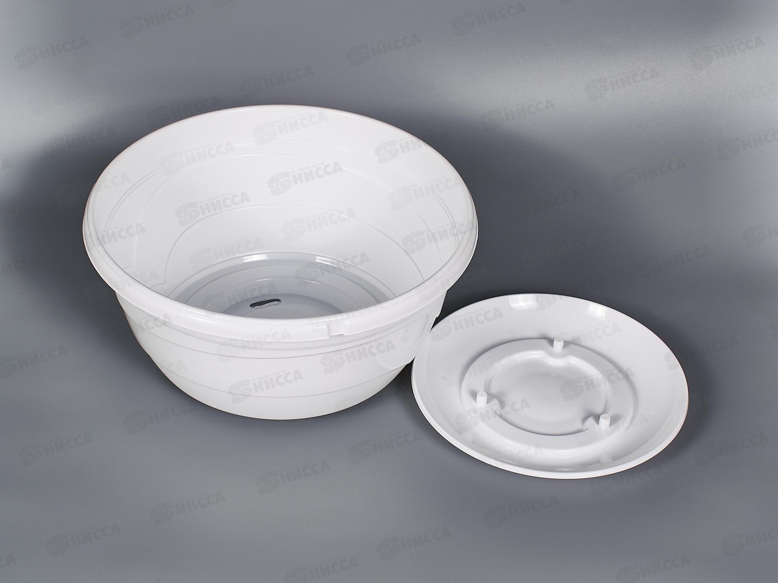 Горшок для цветов Венеция 6л Белый, D28,5, подвесной, без подвеса  *10