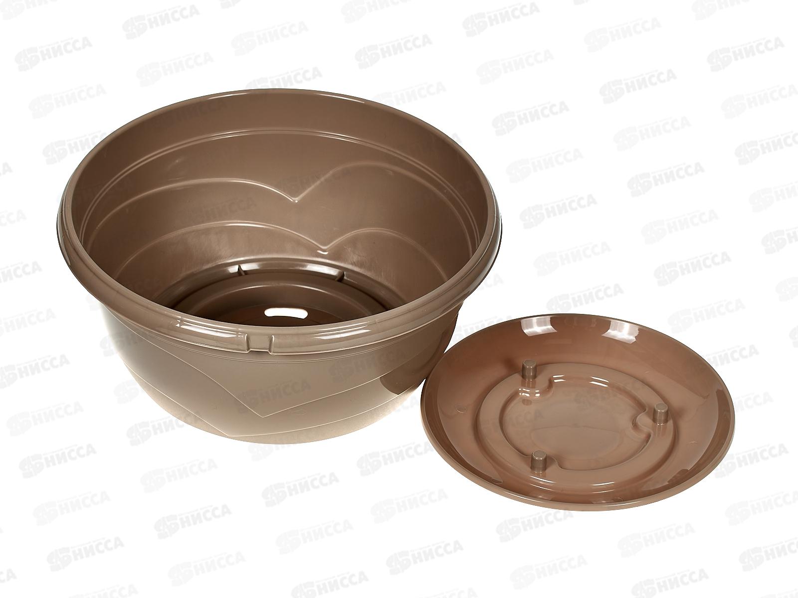 Горшок для цветов Венеция 6л Фраппе, D28,5, подвесной, без подвеса  *10