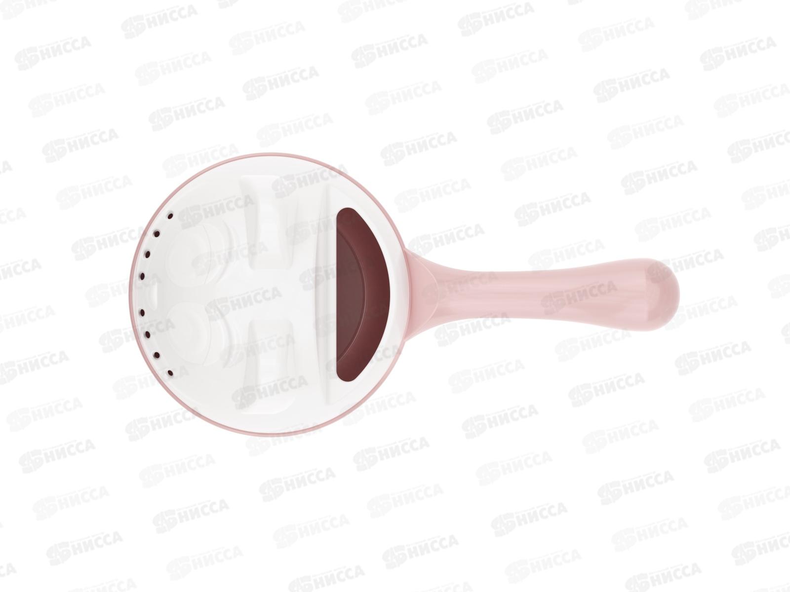 Ковш &quotКотофей&quot с крышкой  Розовый М6475 *24