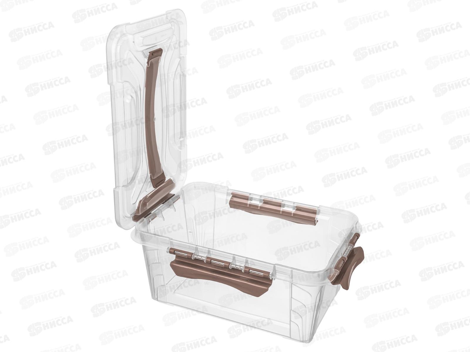 Ящик универсальный 4,2л &quotGRAND BOX&quot Коричневый 433200114   БП