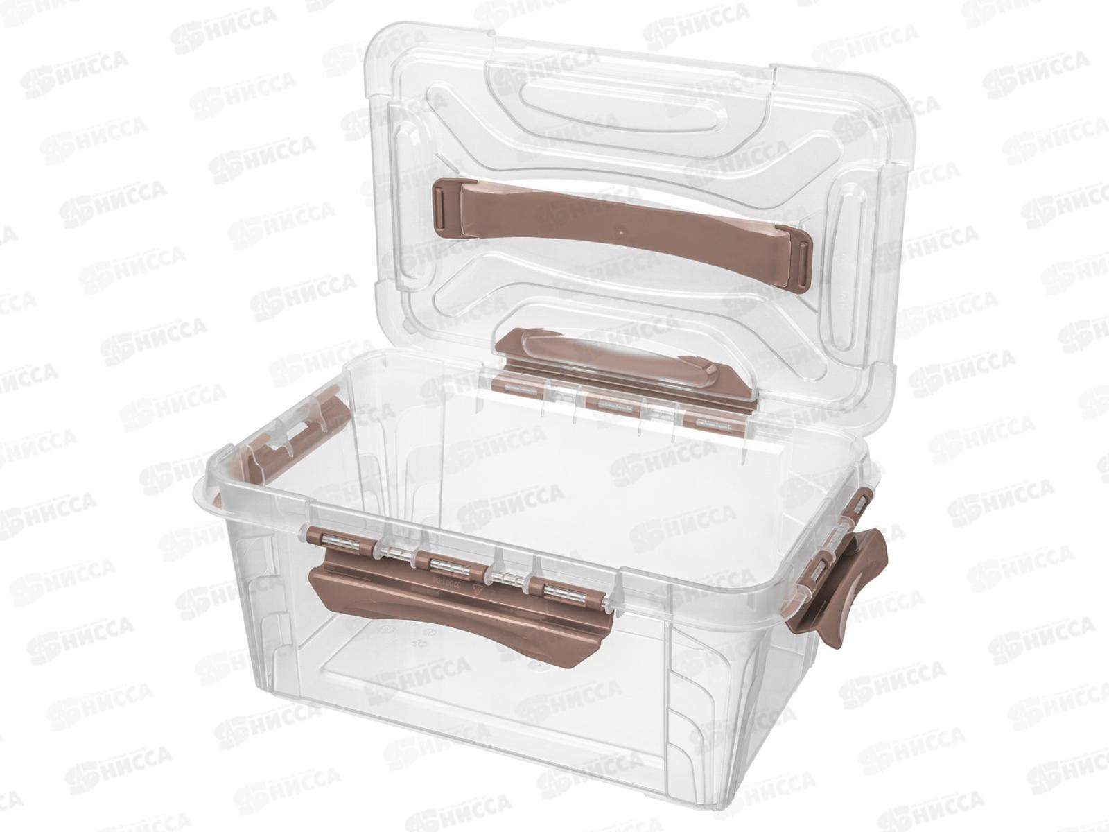 Ящик универсальный 4,2л &quotGRAND BOX&quot Коричневый 433200114   БП