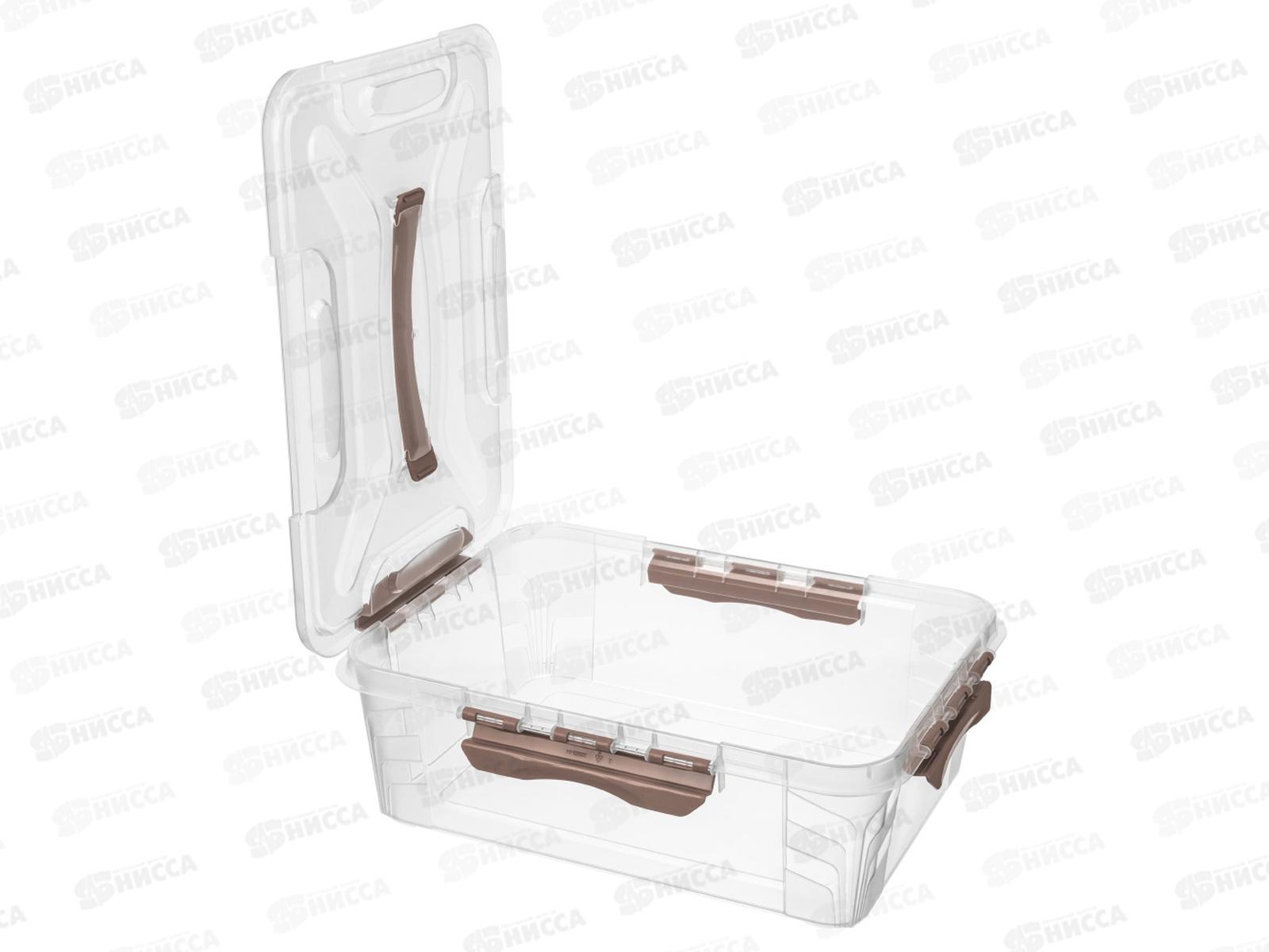 Ящик универсальный 10л &quotGRAND BOX&quot Коричневый 433200314   БП