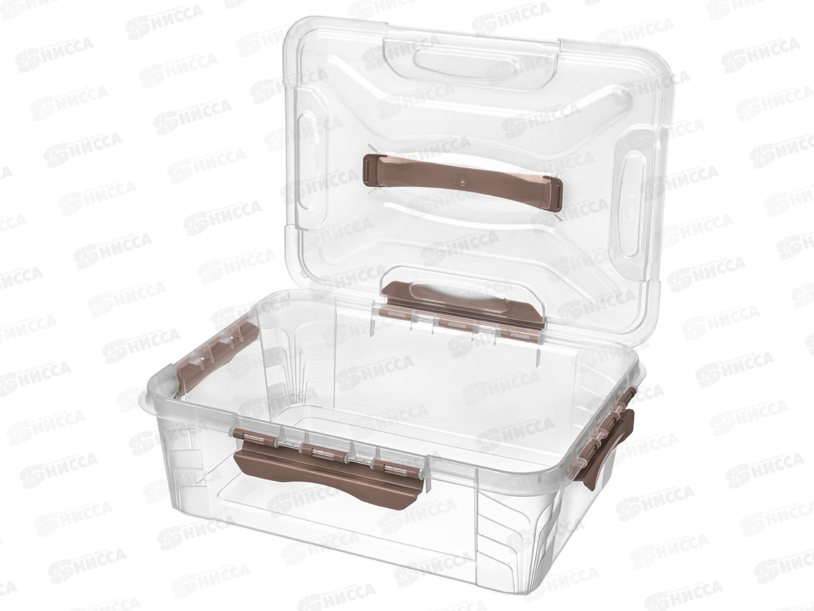 Ящик универсальный 10л &quotGRAND BOX&quot Коричневый 433200314   БП