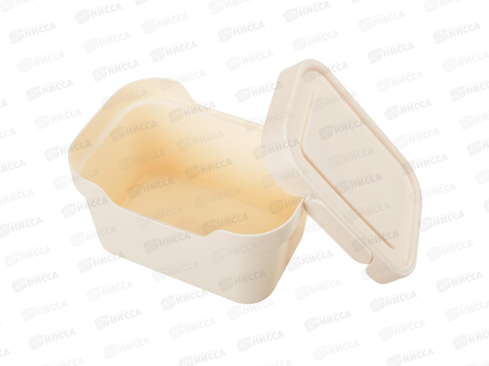 Ящик универсальный 1,9л &quotLUXE&quot с крышкой  Бежевый 433233407  БП