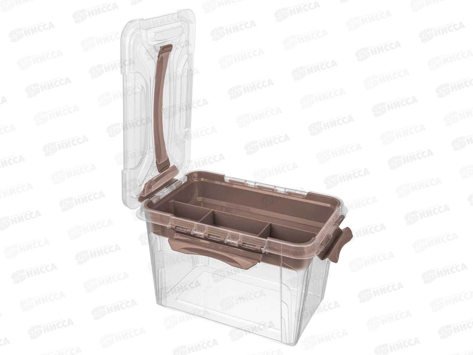 Ящик универсальный  6,65л &quotGRAND BOX&quot Коричневый 433224214   БП