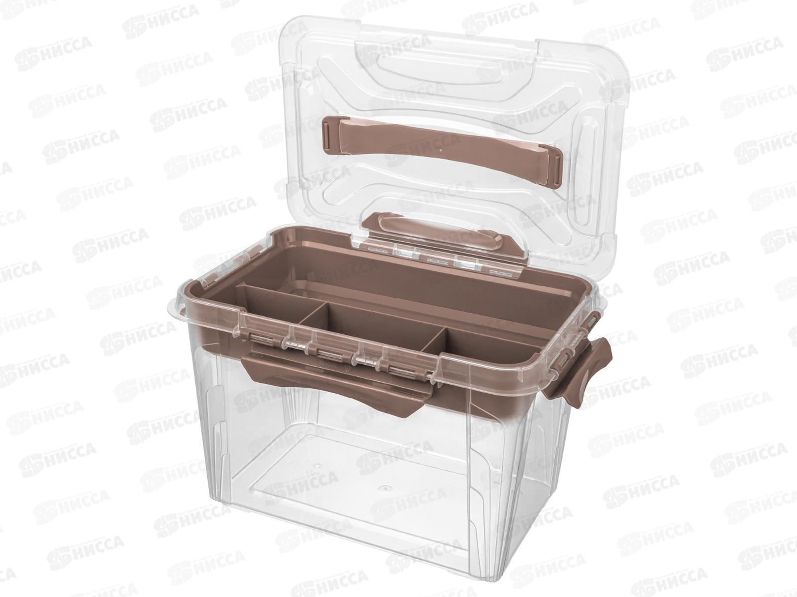 Ящик универсальный  6,65л &quotGRAND BOX&quot Коричневый 433224214   БП