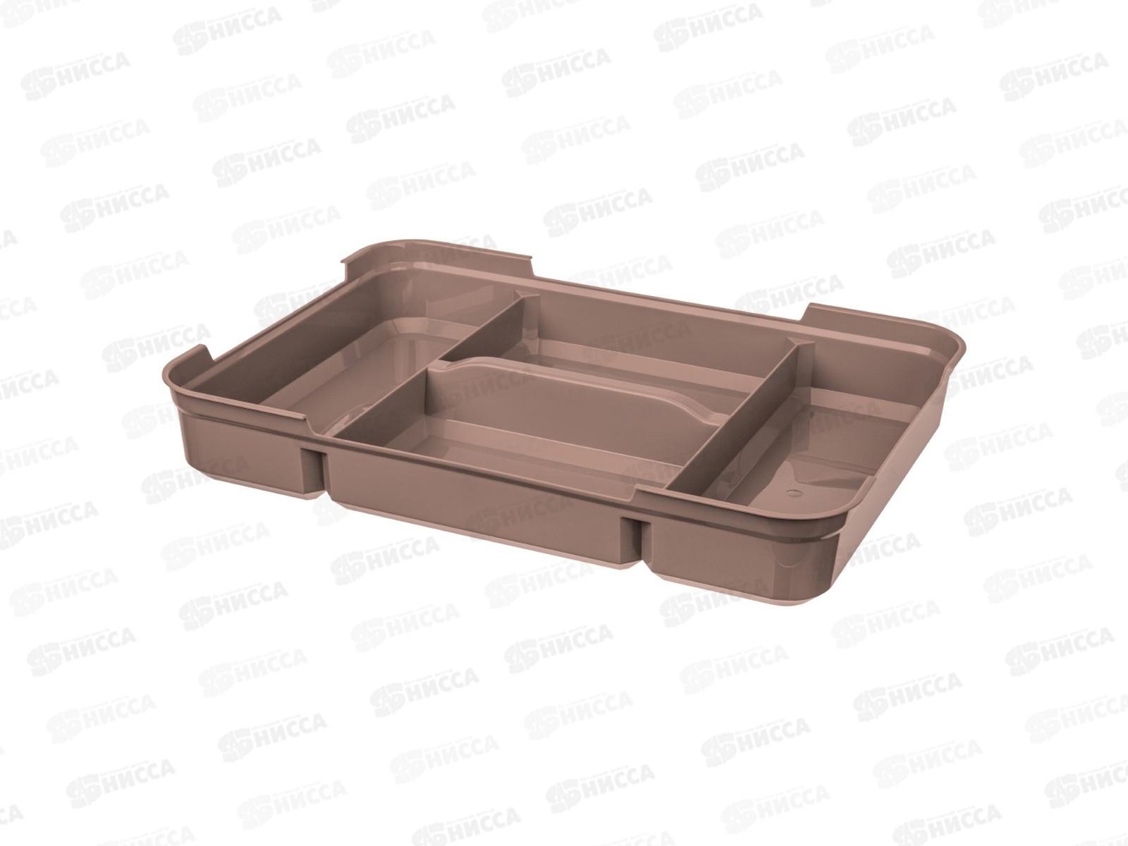 Ящик универсальный 10л &quotGRAND BOX&quot Коричневый 433224314   БП