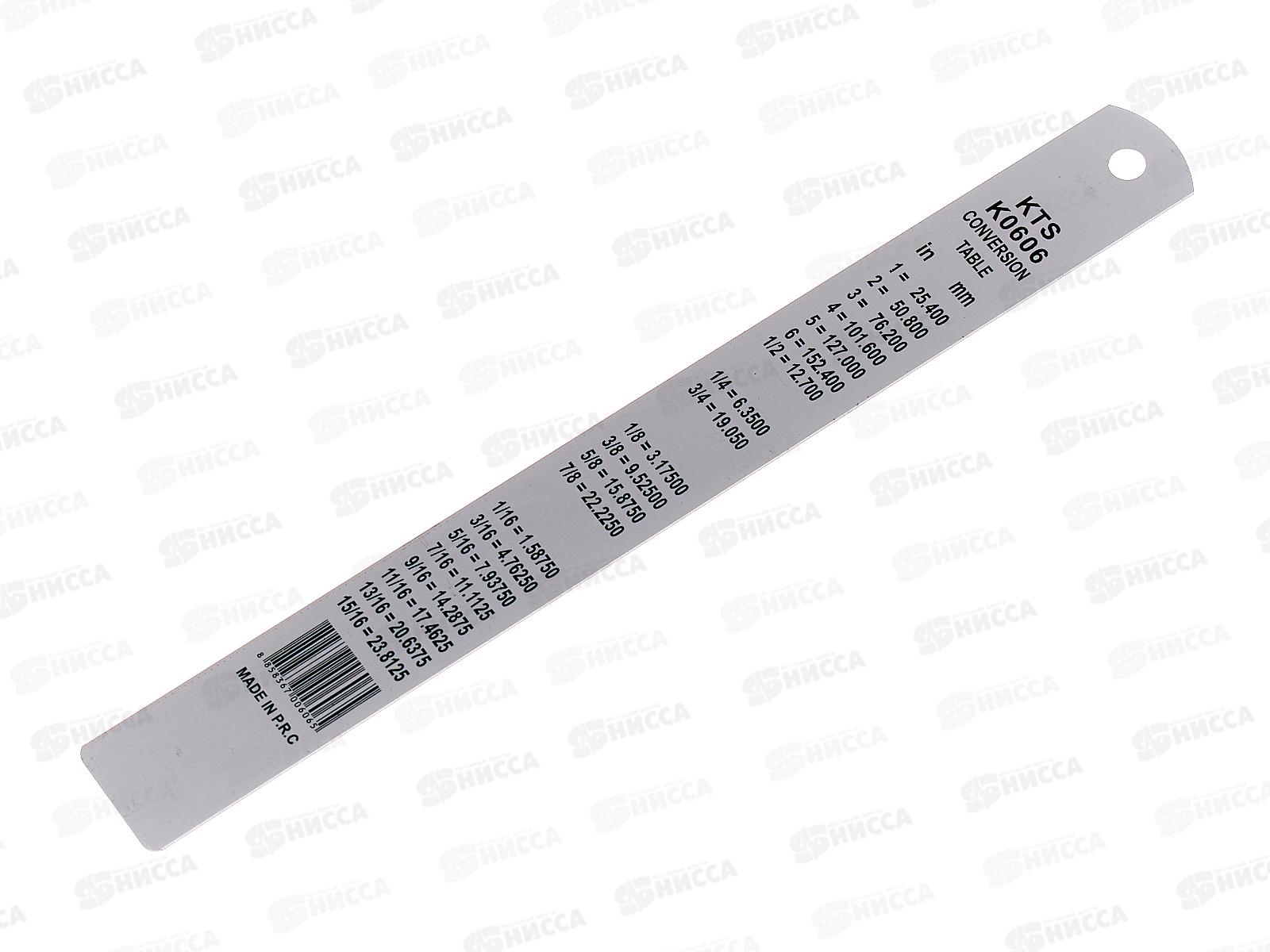 Линейка 15см MAZARI металлическая,асс,M-9744 *1/48/192