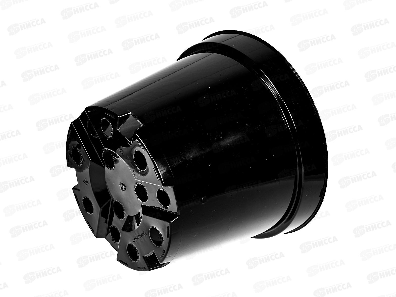 Горшок для рассады 5л 22*17см круглый черный (Ангора) *60