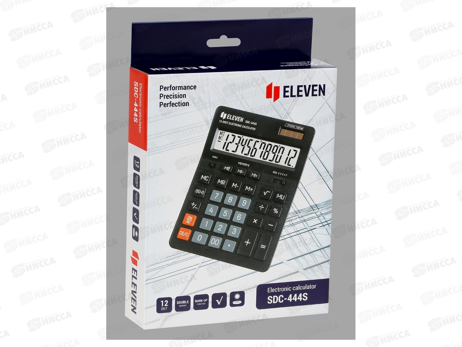 Калькулятор Eleven SDC-444S 12 разрядный,бухгалтерский настольный 339202*40