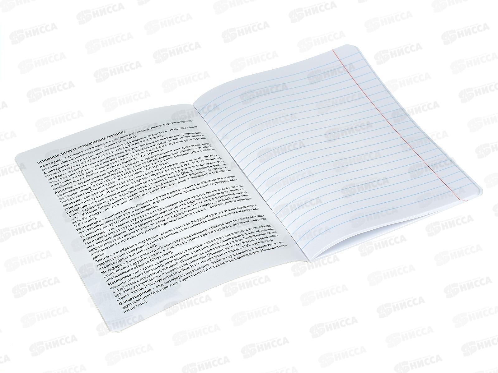 Тетрадь 48л лин. ПП &quotBLACKSOFT&quot Литература, 48-1742 *10/80