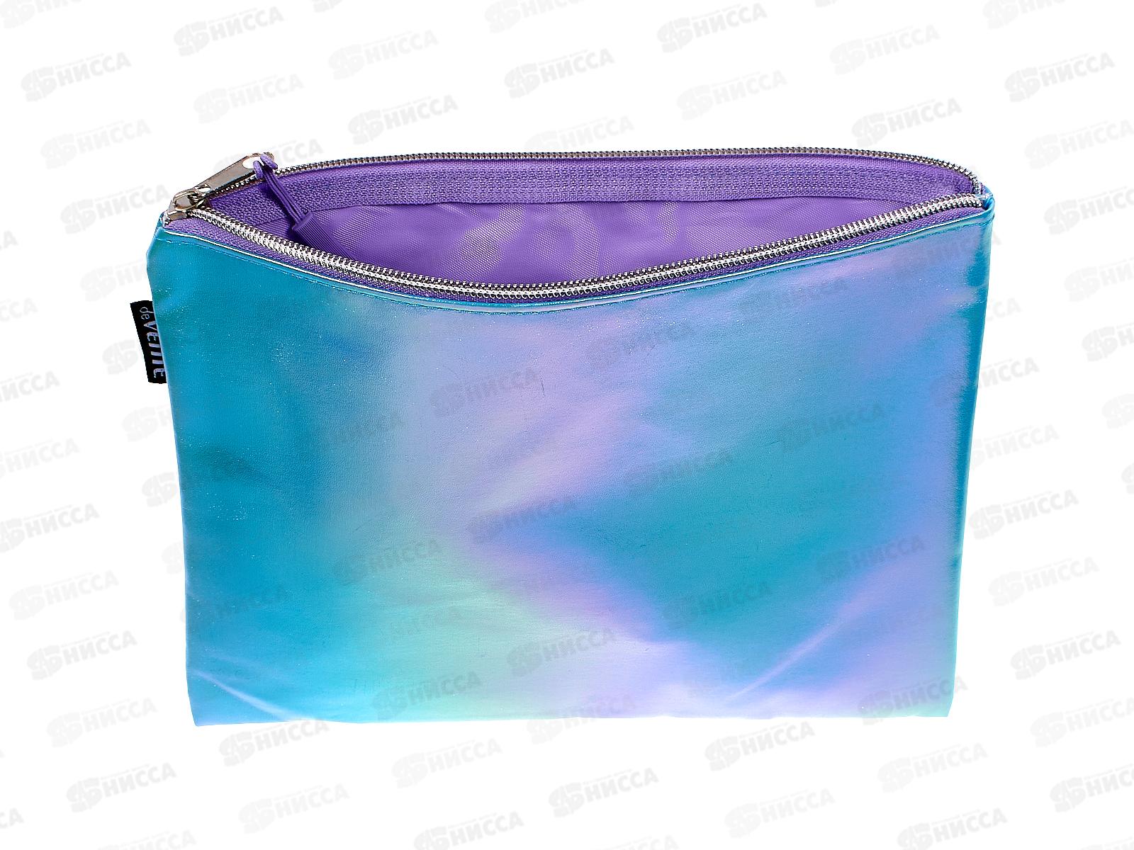 Папка  для тетрадей deVente POP style  А5 на молнии, голография, искусственная кожа. 8056353