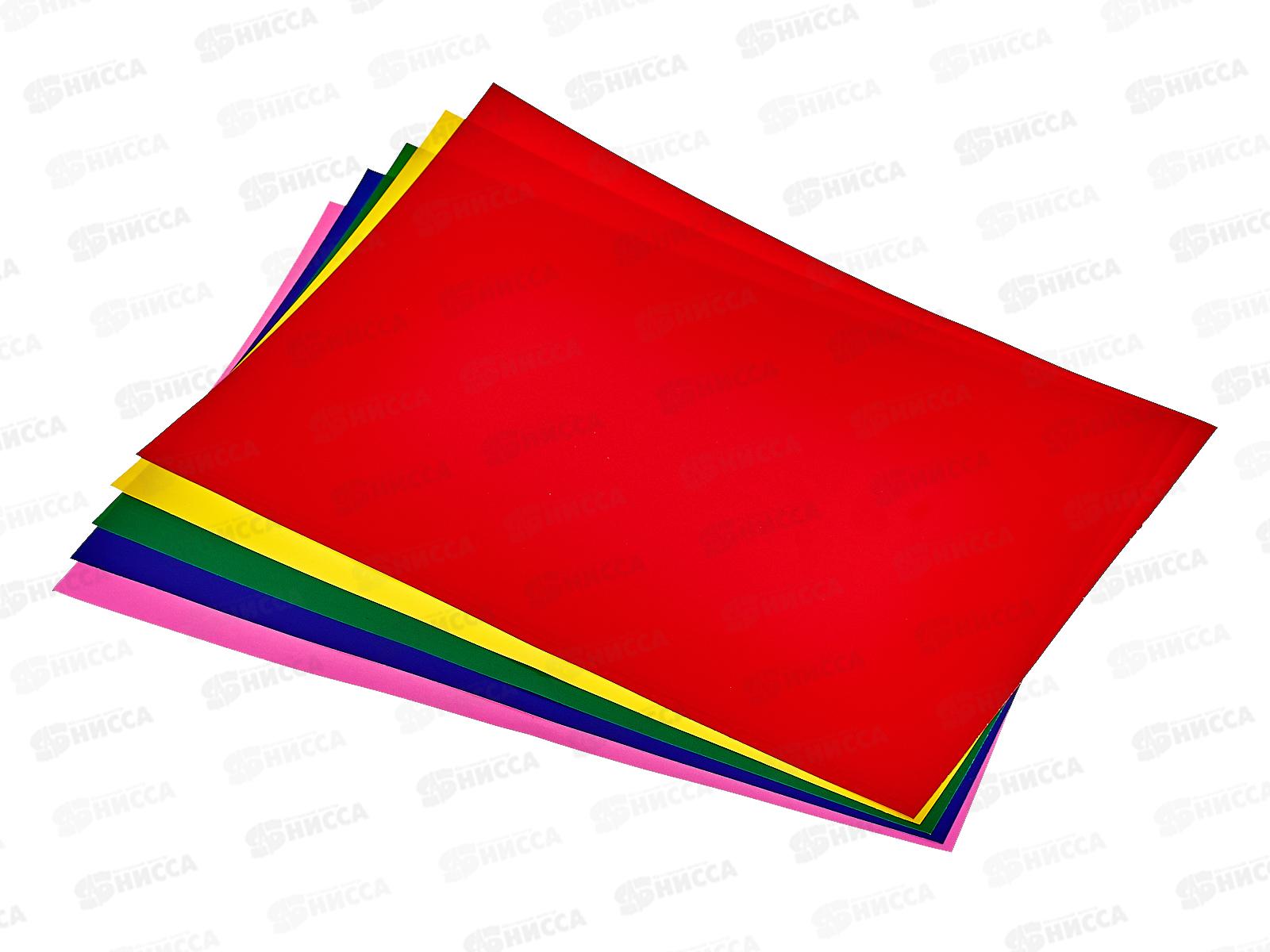 Цветная бум. deVENTE 5цв.,5л, самокл., мелов, 8040501