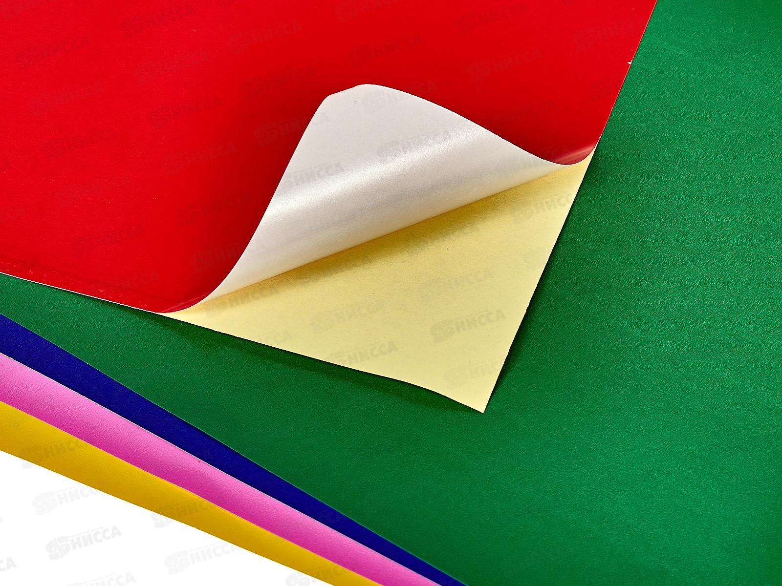 Цветная бум. deVENTE 5цв.,5л, самокл., мелов, 8040501