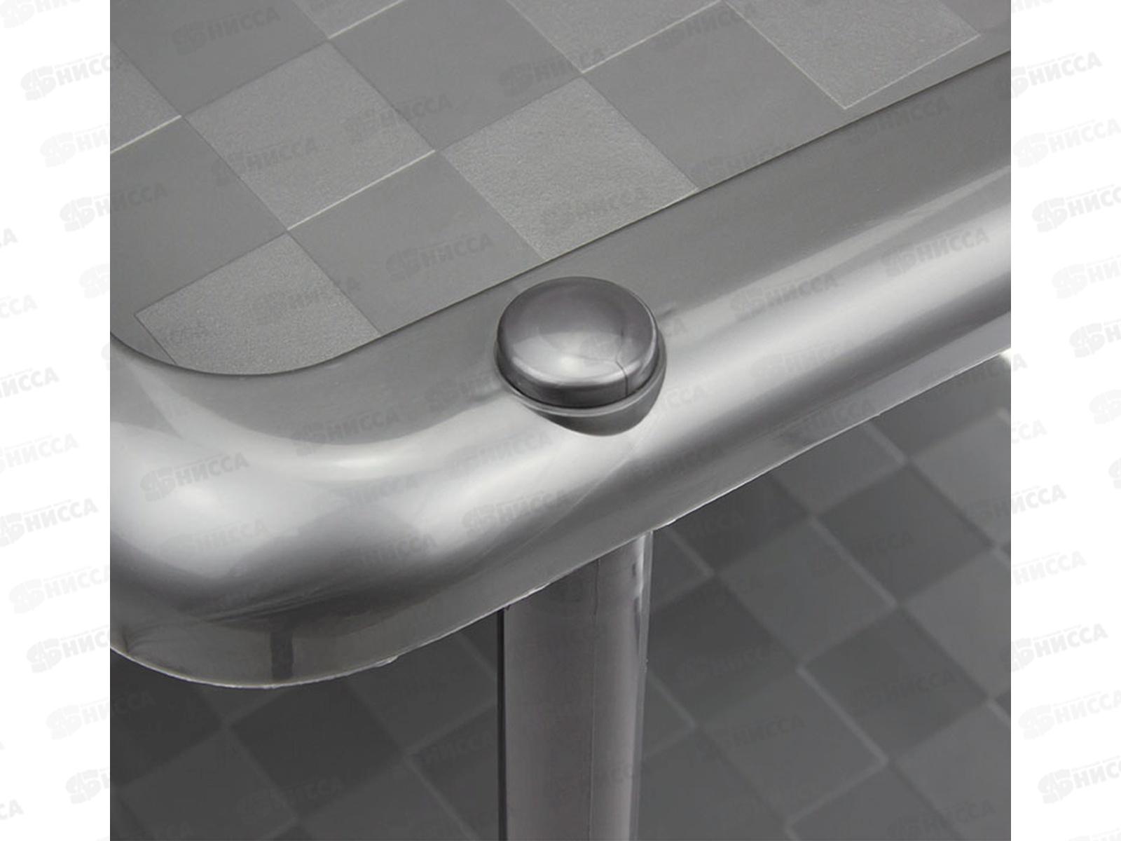 Полка в прихожую малая универсальная  4-х секционная  Графитовый М2709 *4