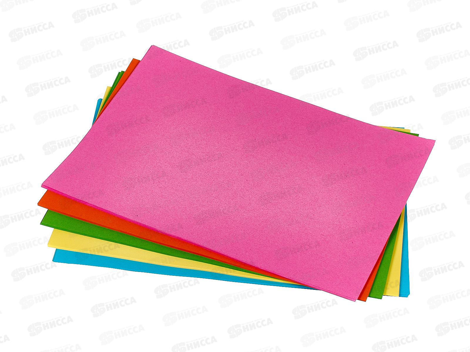 Бумага ксероксная  P80 100л А4 OfficeSpace intensiv mix 5цв., 245180 *25