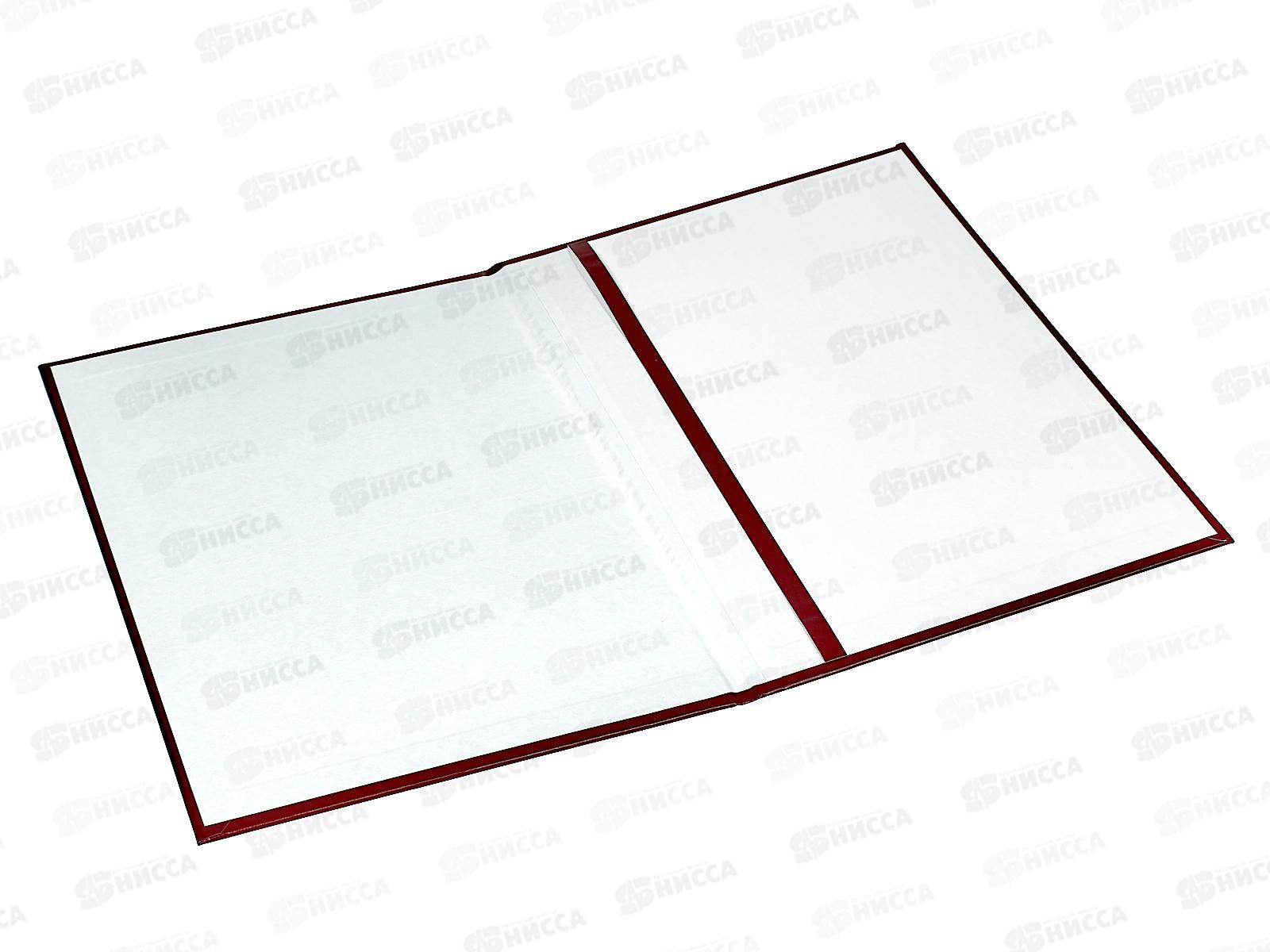 Папка адресная А4  OfficeSpace бордовая,бумвинил 277209