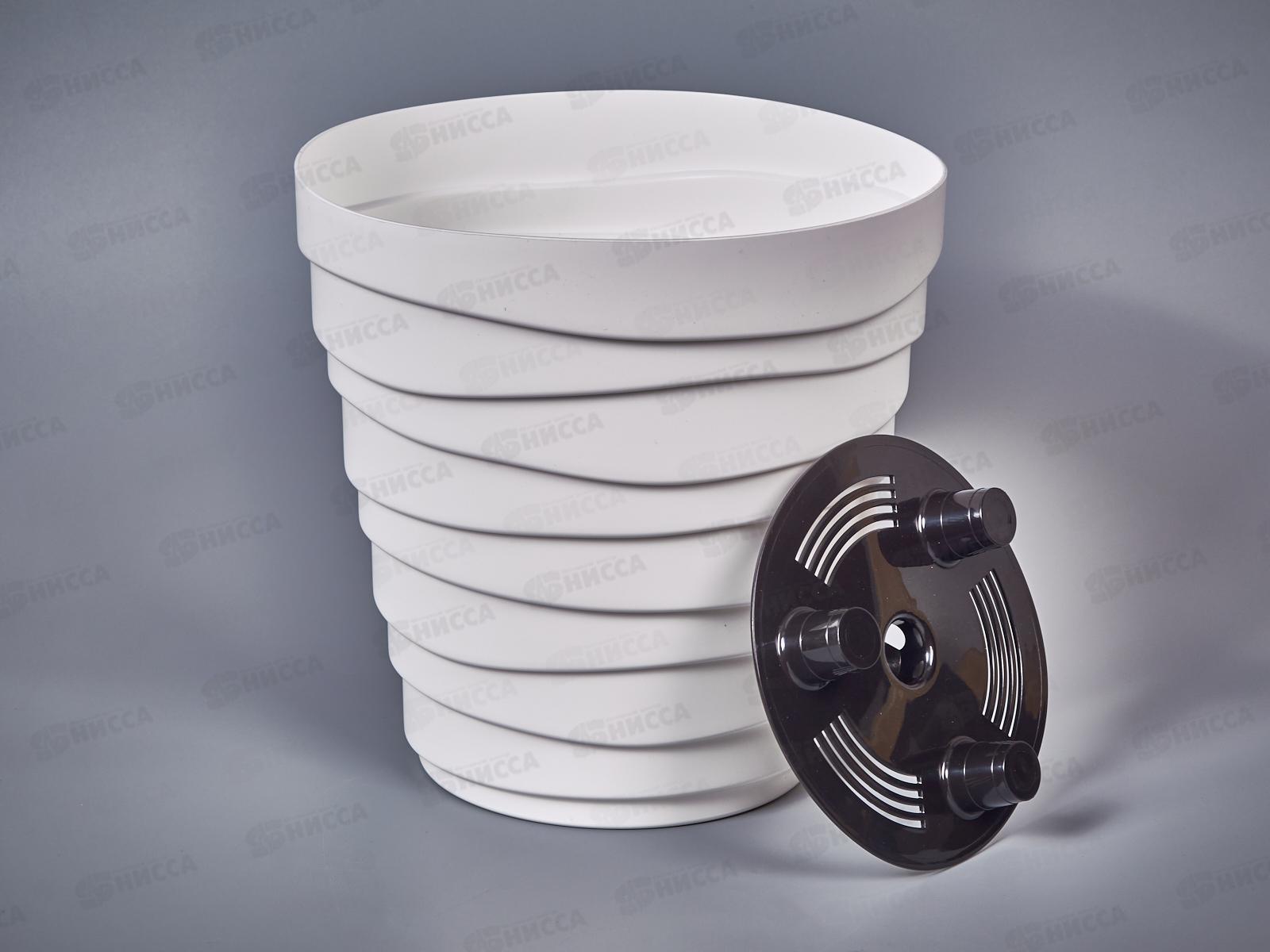 Кашпо &quotБархан&quot 3,5л Белый КШ-4342 *16