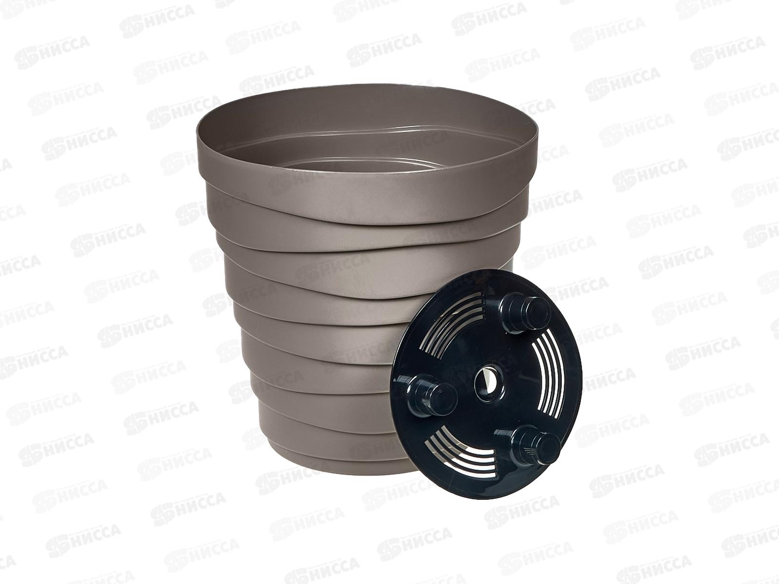 Кашпо &quotБархан&quot 3,5л Мокачино КШ-4344 *16