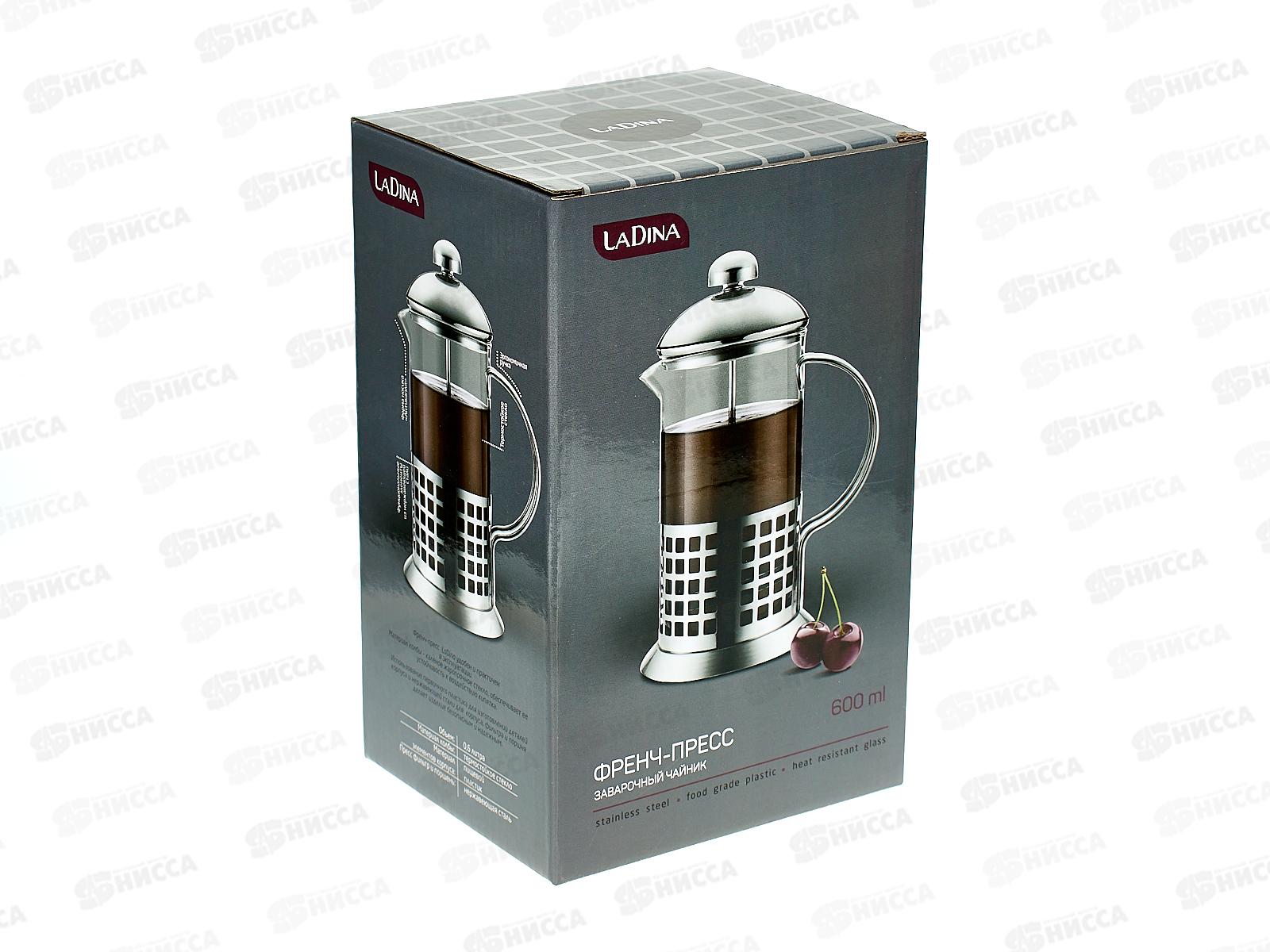 Френч-Пресс 600мл 10006-1 *24