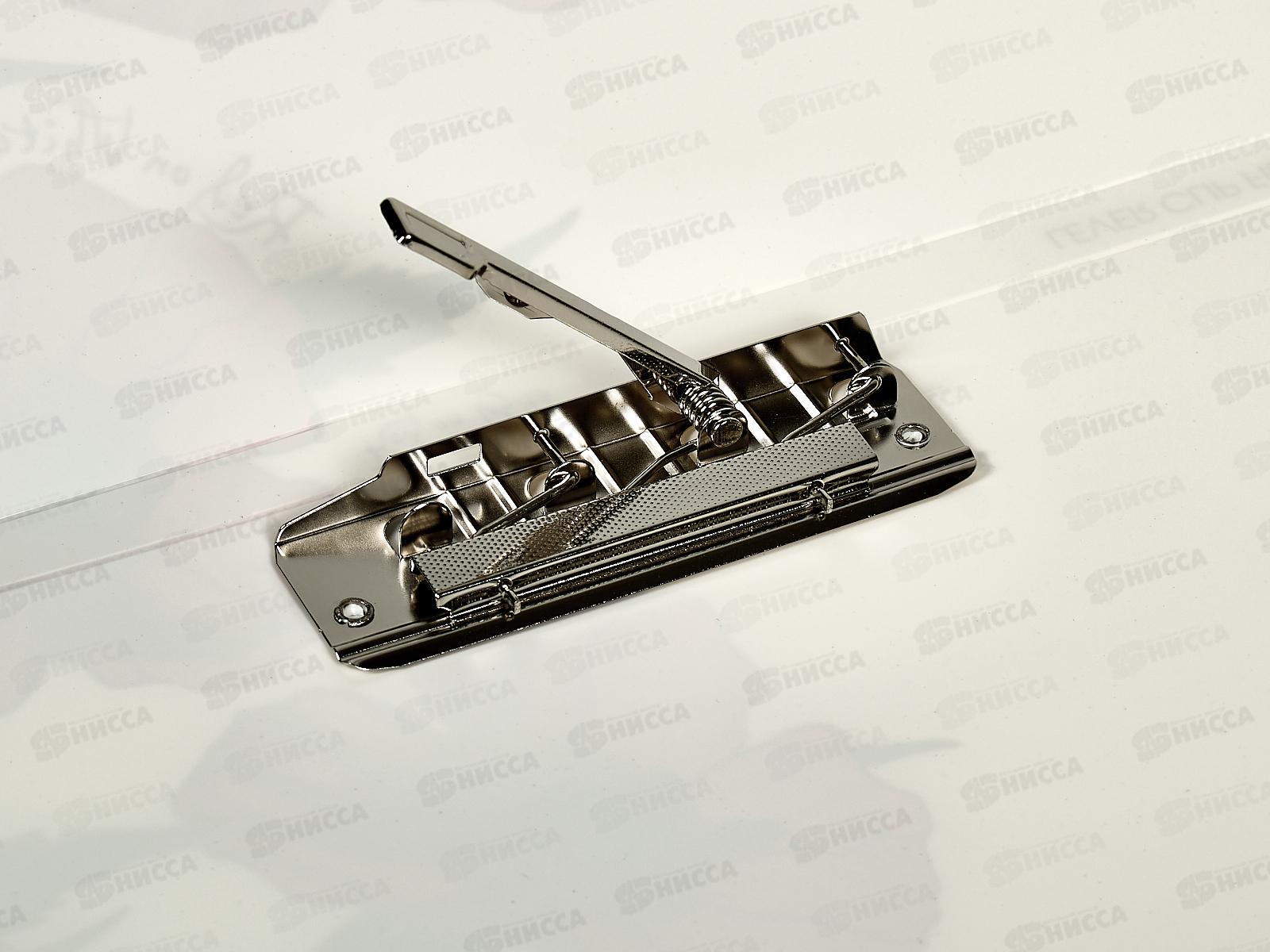 Папка пластиковая Hatber мет.прижим., 14мм,Red on White, 11104 *35